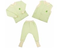 Дитячий одяг ЕКО ПУПС™ колекція Jersey Style, комплект 3в1 (штани, кофта, жилетка), р.80