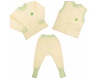 Дитячий одяг ЕКО ПУПС™ колекція Jersey Style, комплект 3в1 (штани, кофта, жилетка), р.104