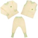 Дитячий одяг ЕКО ПУПС™ колекція Jersey Style, комплект 3в1 (штани, кофта, жилетка), р.98-2